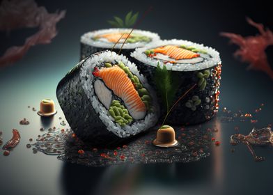 sushi japan food