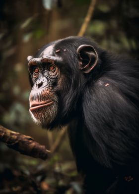 Chimpanzee Stare