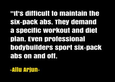 Six Pack ABS Quotes