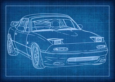 Miata Roadster Blueprint