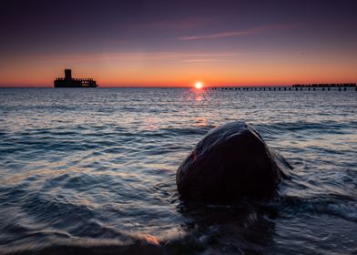 Sunrise On The Sea