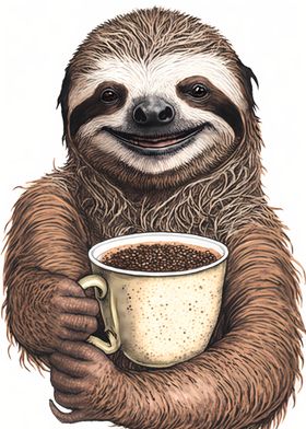 Sloth and Coffee