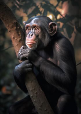 Playful Chimpanzee