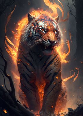 Fire tiger