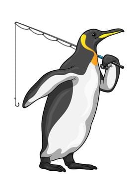 Penguin Fisher Fishing