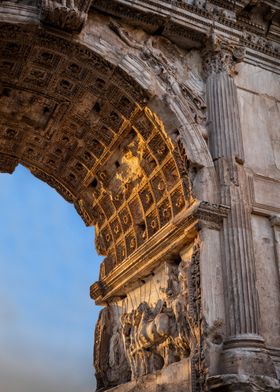 Arch of Titus at Sunset