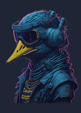 Cyberpunk Duck