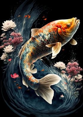 Koi fish japanese