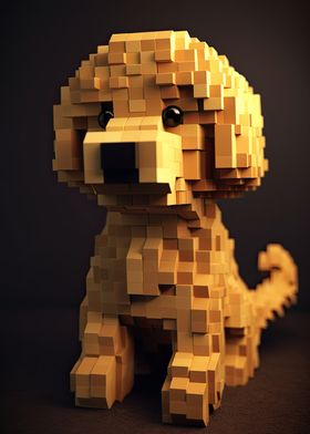 Goldendoodle 8bit