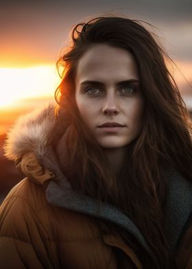 Portrait in Iceland 