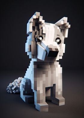 Husky 8bit Pixel 