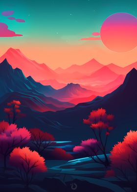 Colorful minimalism