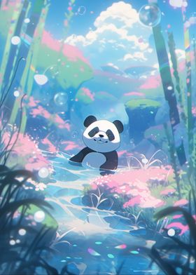 Panda Fantasy Safari Art