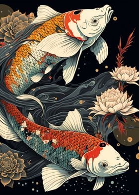 Koi fish japanese