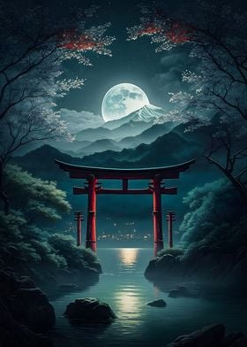 Moonlight In torii gate gr