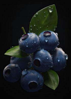 Blueberries in the Rain