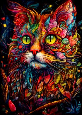 Colorful Cat