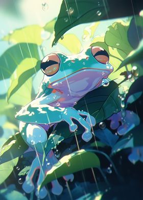 Green Tree Frog Fantasy