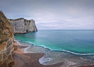 Etretat beach