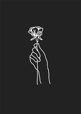 hold flower