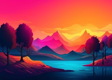 Colorful minimalism