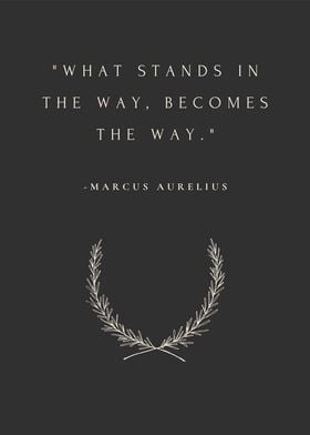 Marcus Aurelius Quote Art