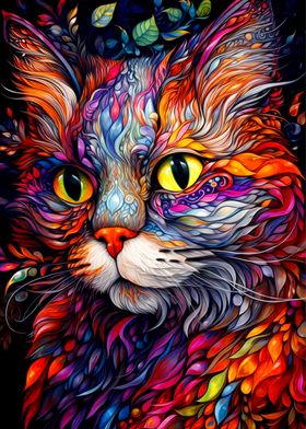 Colorful Cat