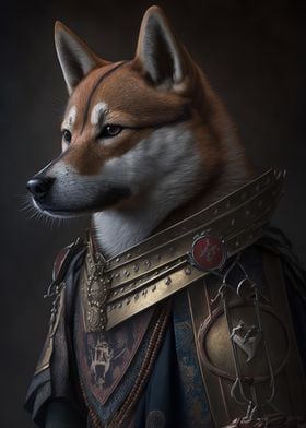 Shiba Inu Samurai