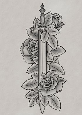 Sword of roses