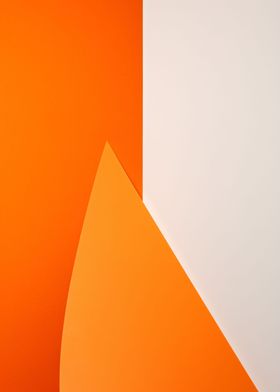 Orange white composition