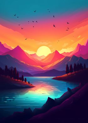 Colorful minimalism