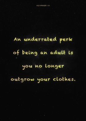 Outgrown clothes