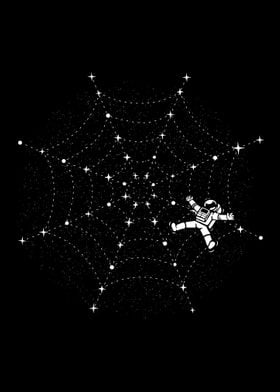 Spiderweb Astronaut Cosmos