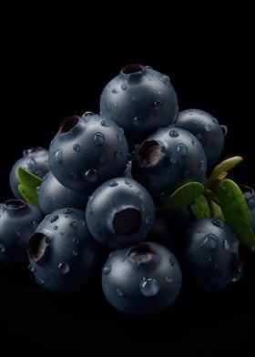 Blueberries in the Rain