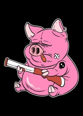 Gangster Pig Cop Or Police