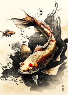 Koi fish japanese