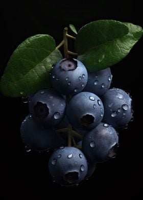 Blueberries in the Rain