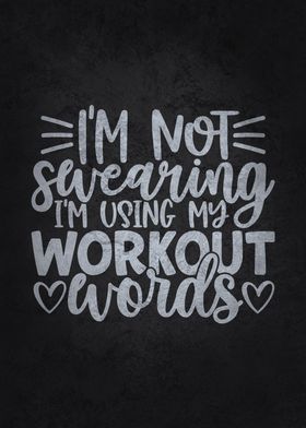 Not Swearing Workout Words