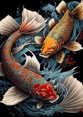 Koi fish japanese