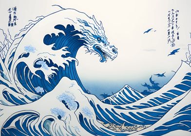 Under The Wave Dragon