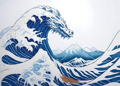 Under The Wave Dragon