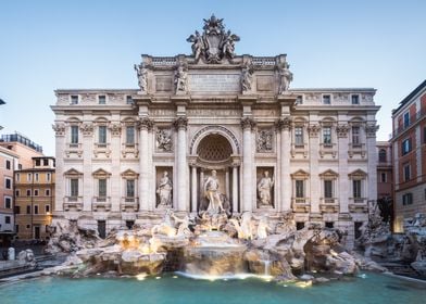 Trevi fountain Rome Italy