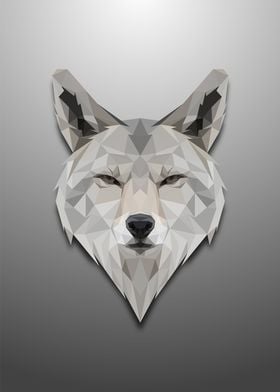 Wolf Low Poly Art