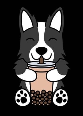 Border Collie Bubble Tea 