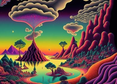 psychedelic nature