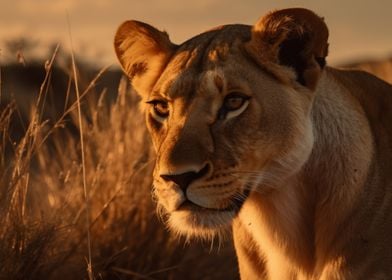 Lioness Wildlife Photo