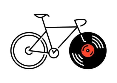 Bicycle Vinyl Record