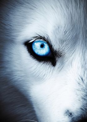 Husky Blue Eyes