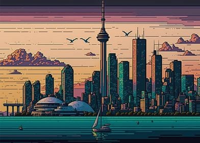 Toronto Pixel art