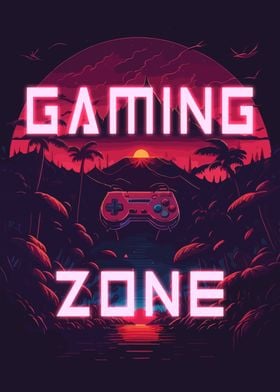 Gaming Zone Retro Neon